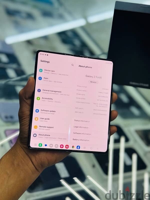Samsung Z fold 5 256GB 12gb ram amazing condition best price 2