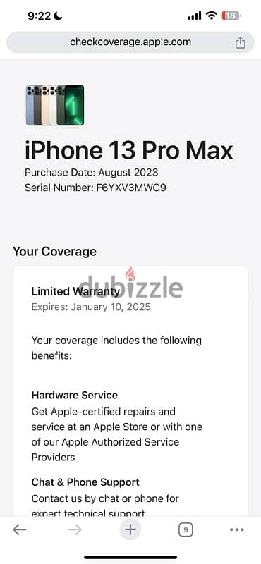 iphone 13 pro max with apple warranty 6