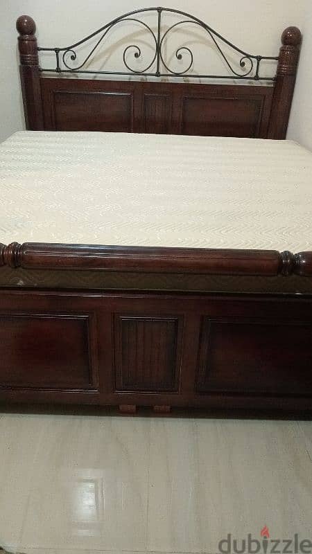 for. sale. bed. mattress table  set 8