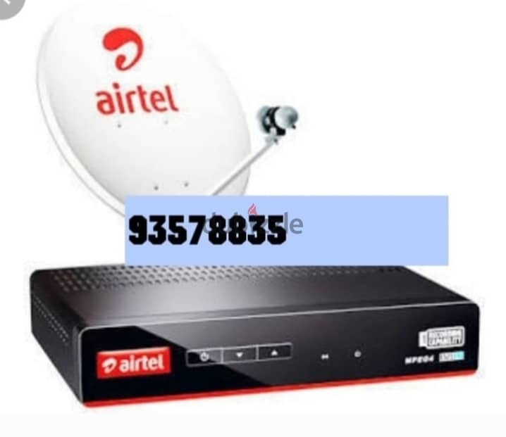 Home service  Nileset Arabset Airtel DishTv osn fixing 0