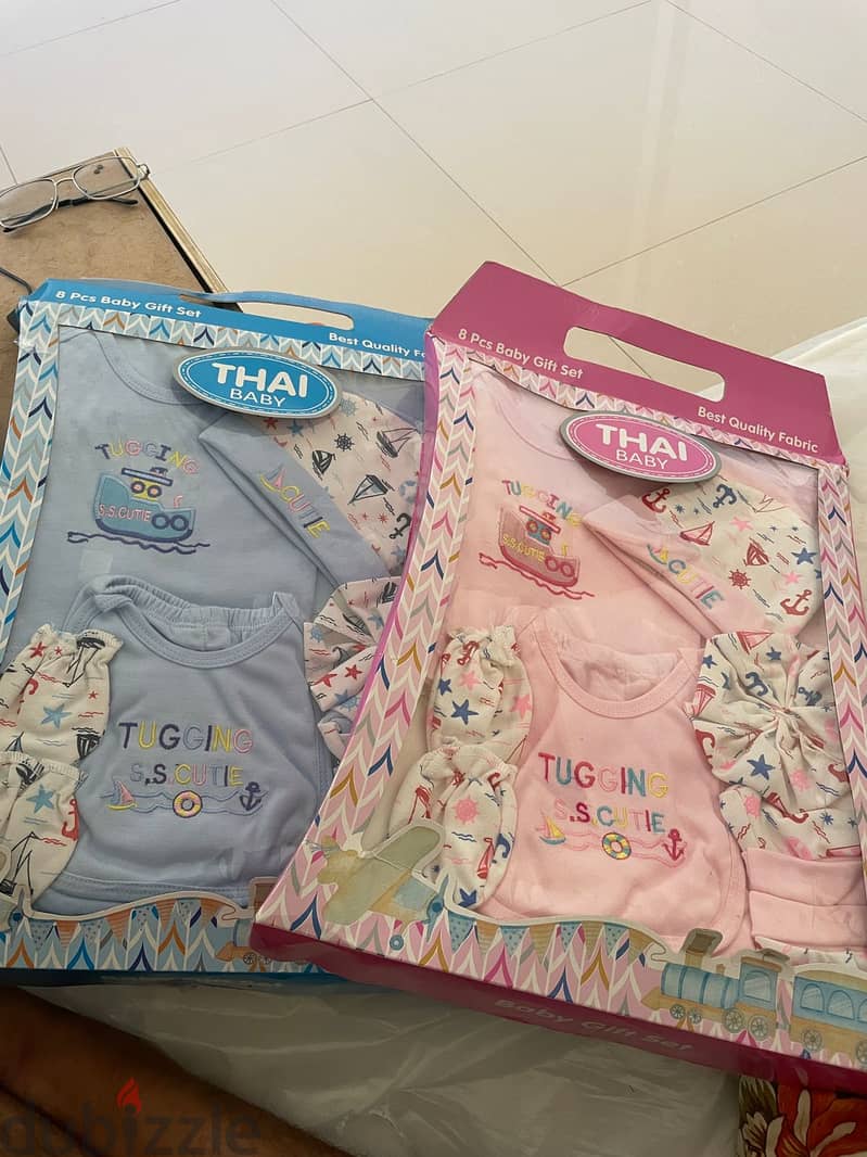 One Pack is 4.500OMR 8 Pcs Baby Gift set Baby/Baba Both are available 0