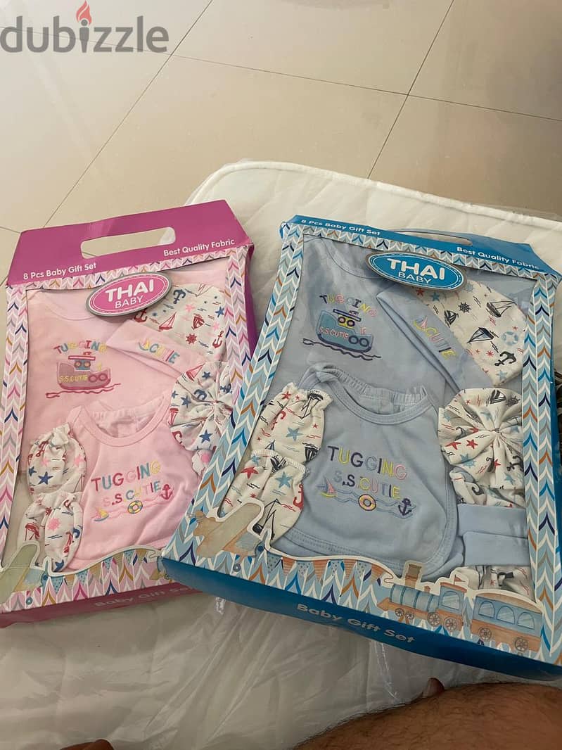 One Pack is 4.500OMR 8 Pcs Baby Gift set Baby/Baba Both are available 5