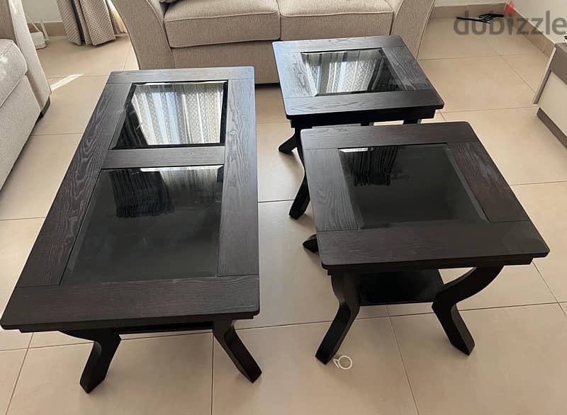 coffe table & 2 end table 0