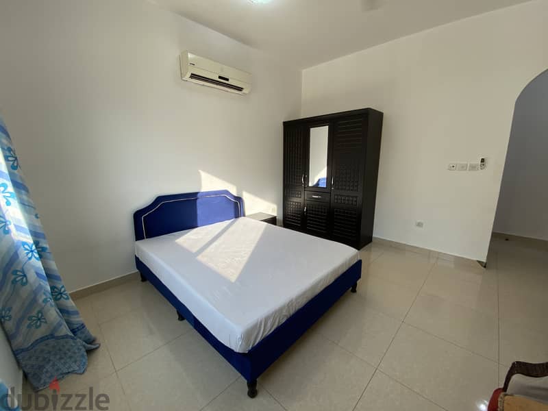 Neat and clean spacious Furnished Room + attached toilet in Al Ghubra 1