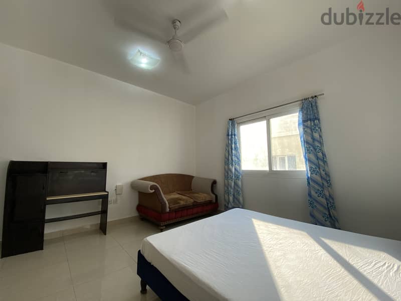 Neat and clean spacious Furnished Room + attached toilet in Al Ghubra 3