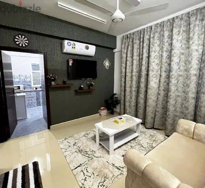 Furnished Studio Room with attached bathroom and kitchen Ghala 2