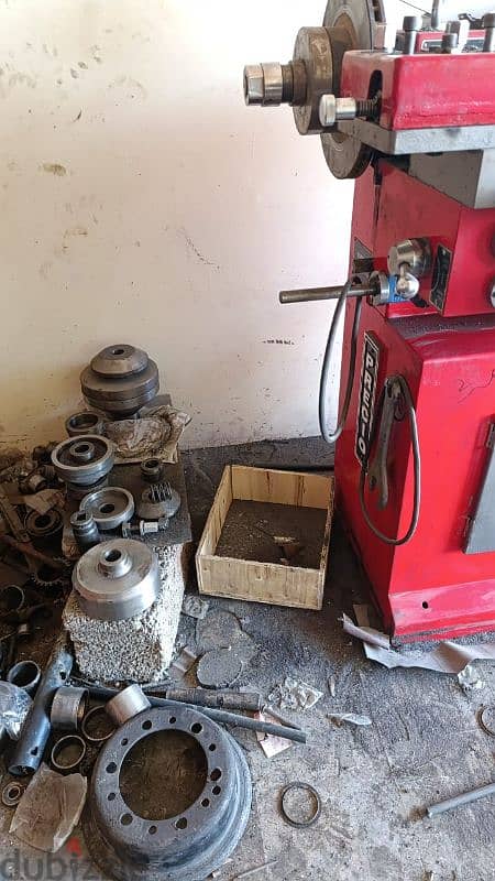 brake disc cutting service machine 4