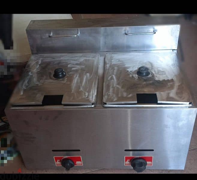 fryer and double shawarma machine sale 1