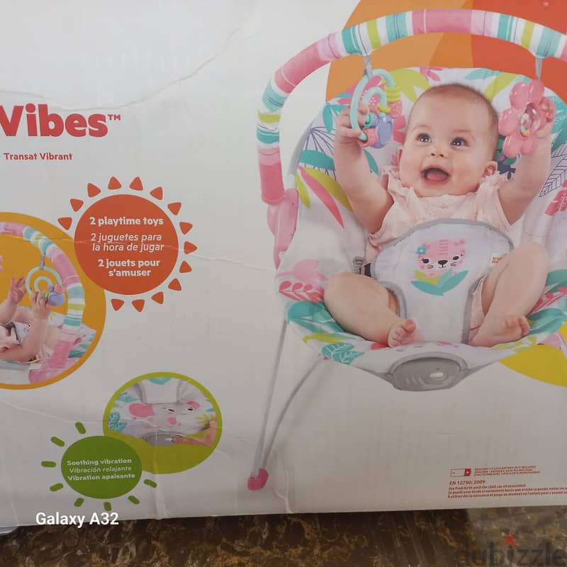 Baby bouncer and multiple playing mat used twice 3