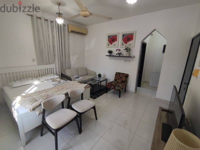 شقق وغرف للايجار small furnished flat and room 0