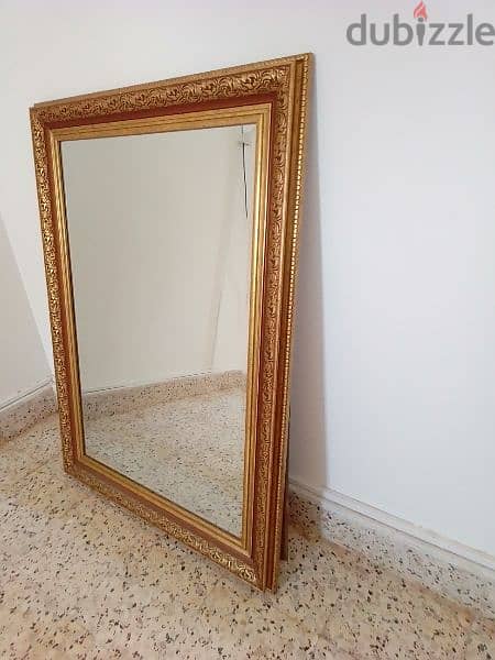 Beautiful Mirror with Golden Frame 1