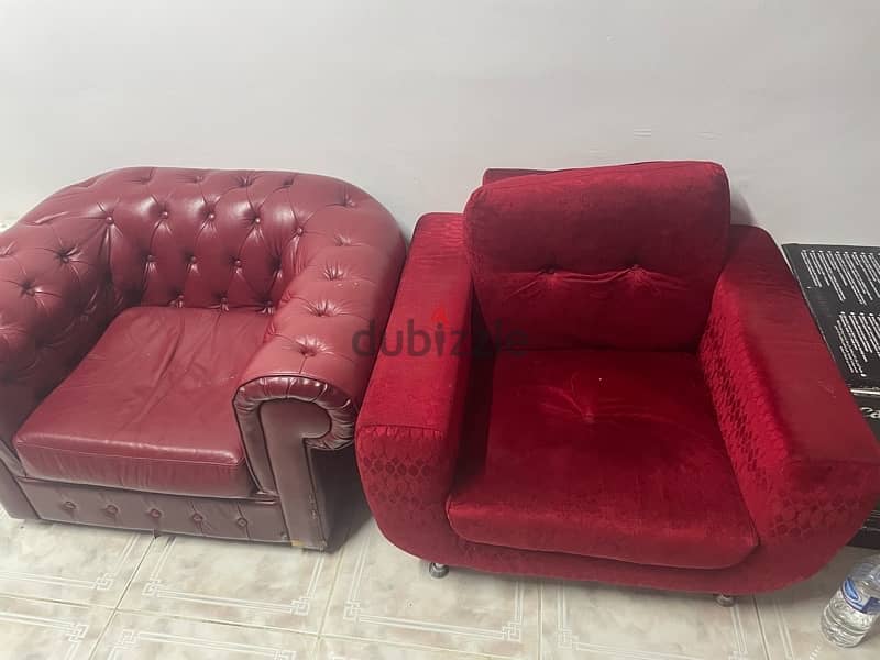 Neat Two Sofa For Sale 0