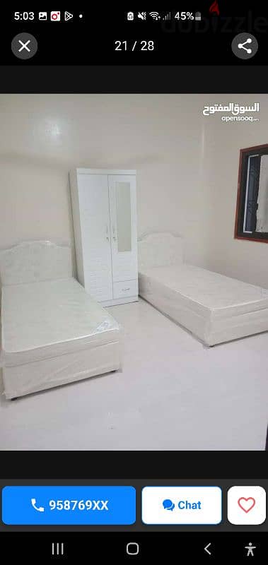 King Size Bed 180x190x12 with madical matterss 5