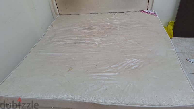 Bed, Mattress and Headboard used 1