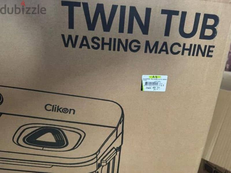 Clikon 7kg semi automatics washing machine only 3 month use. 4