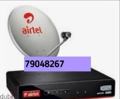 Home service Nileset Arabset Airtel DishTv osn fixing a All