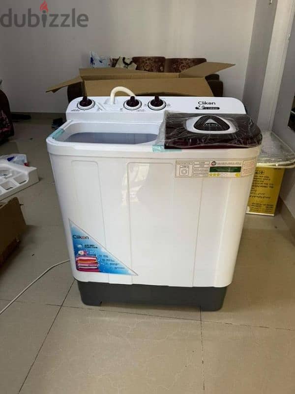 Arjent sale Clikon 7 kg semi automatich washing machine. . 4