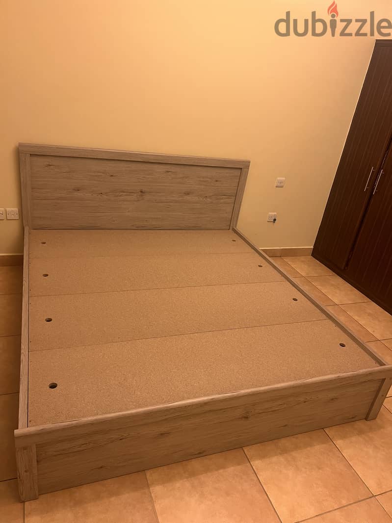 Home centre bed. Large like new 180 by 200 1