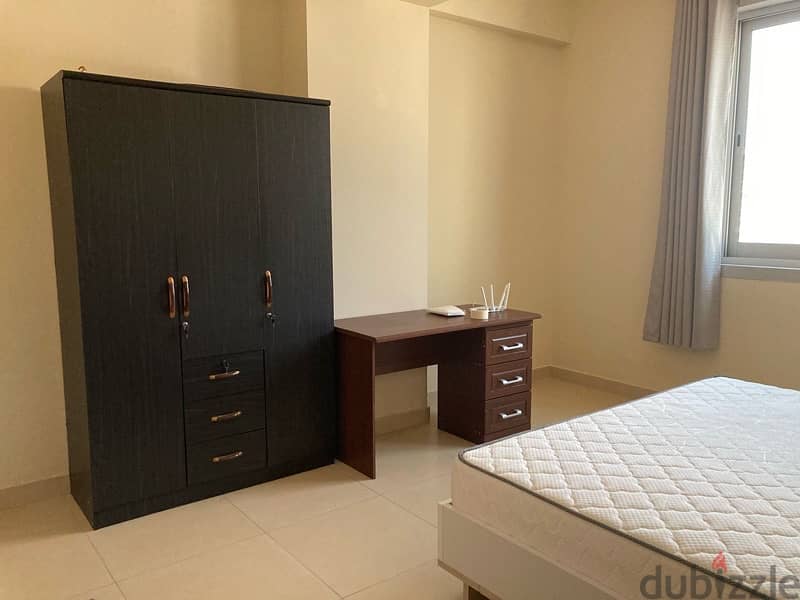 Fully furnished master bed room available for Indians 1