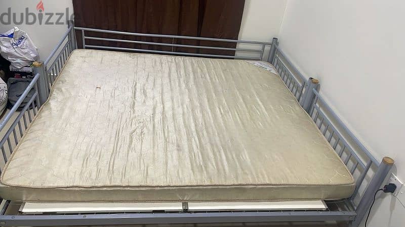 double bed with mattress 3