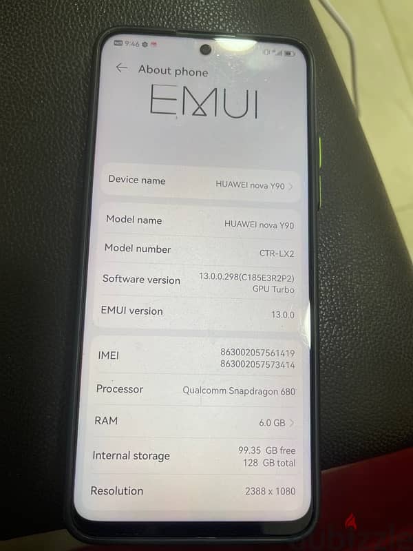 huawei y90 128 gb 6 gb ram 1