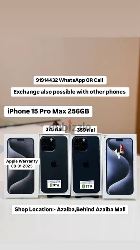 iPhone 15 Pro Max 256GB-Good condition 0