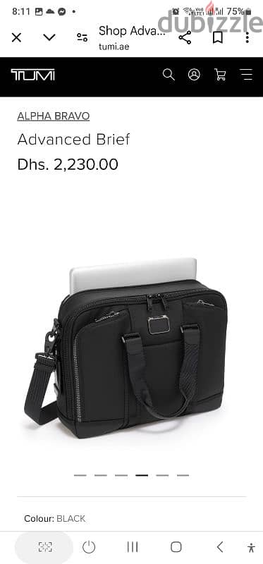 Tumi original  laptop bag  Dubai 2