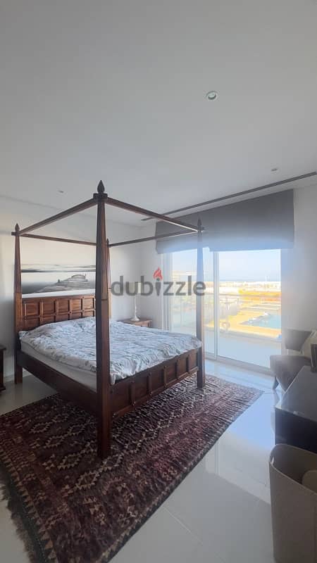 Fully Furnished 2 Bedrooms Apartment at Al Mouj Marsa Marina View 9