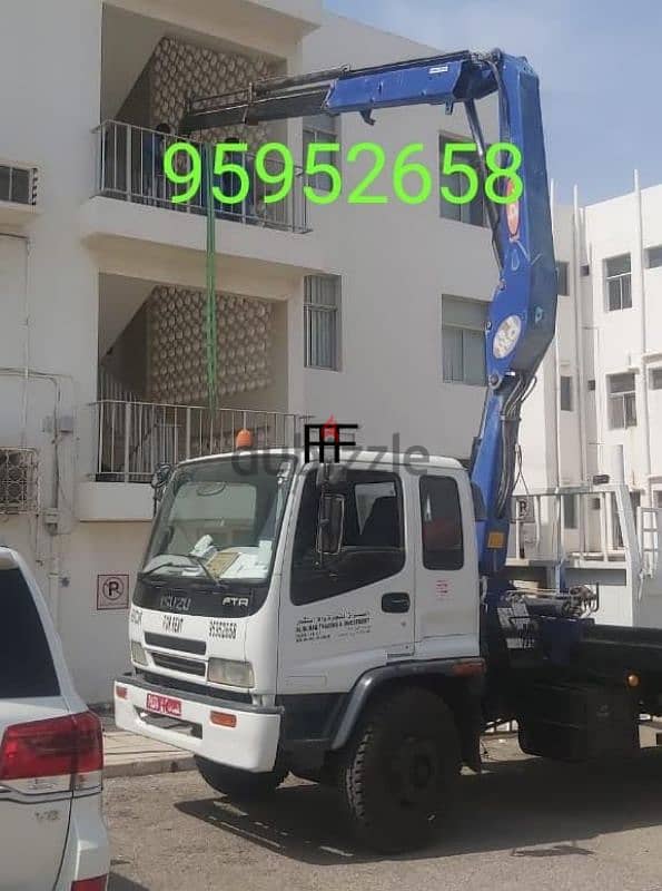 Hiup truck for rent all Muscat 7ton 10ton Best price 9595 26 58 House 1