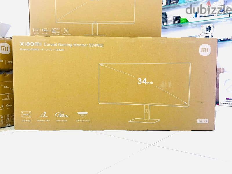 Xiaomi Curved Gaming Monitor 34-inch 180Hz High Reshed Rate 1ms Fast 0