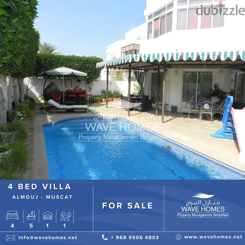 4 Bed Villa Wave Muscat Almouj 0