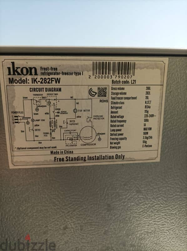 iKon fridge for sale 2