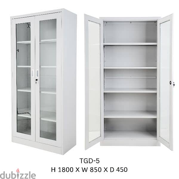 2 door steel cupboard 0