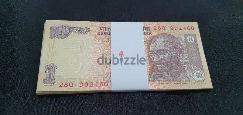 Indian Rupees Incomplete Mini Bundles Serial UNC CRISP 3