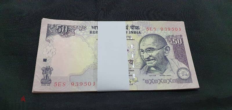 Indian Rupees Incomplete Mini Bundles Serial UNC CRISP 4