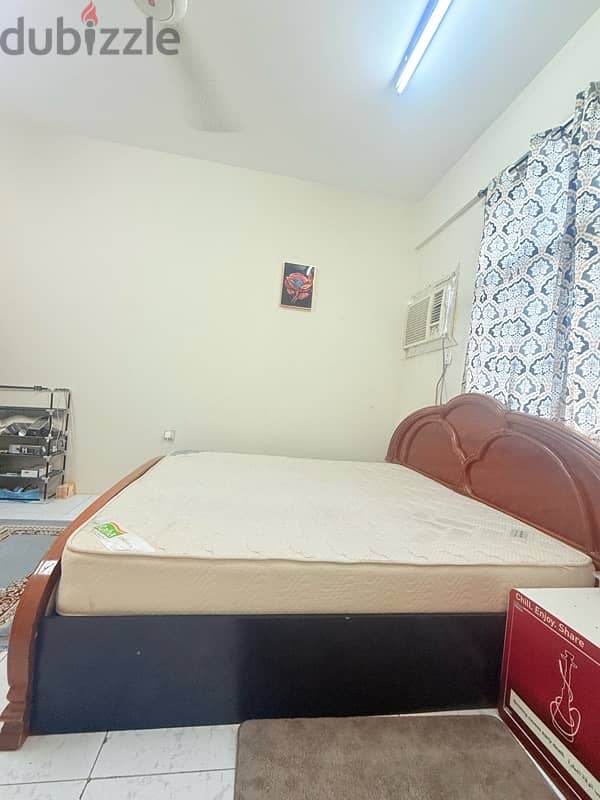 Double Bed With mattress Very good condition like new 0