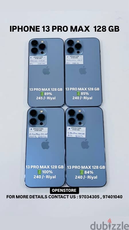 apple iphone 13 pro max 128 GB in very good condition available 0