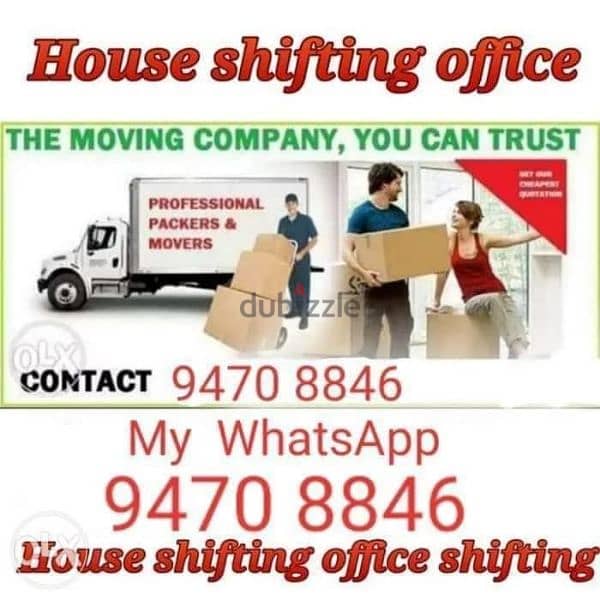 house shifting services 0