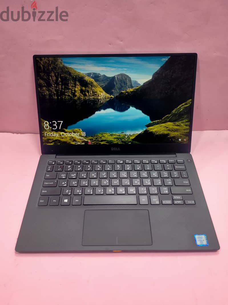 DELL XPS-13 9350 CORE i5 8GB RAM 256GB SSD 13 INCH BOADLESS SCREEN WIN 2