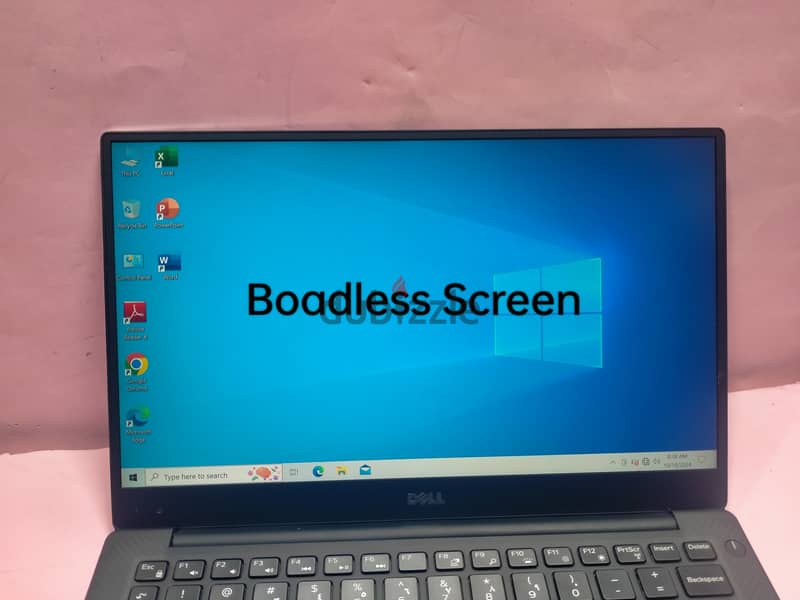 DELL XPS-13 9350 CORE i5 8GB RAM 256GB SSD 13 INCH BOADLESS SCREEN WIN 3