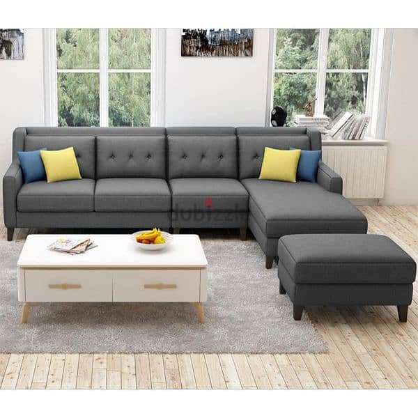 brand new model sofa set making l shape with bad 2