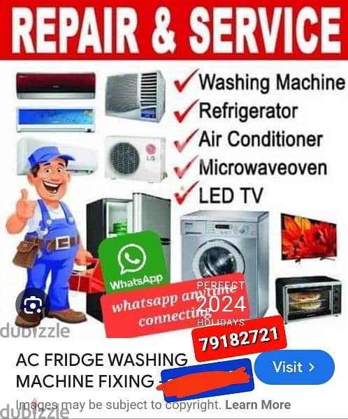 AC FRIDGE FREEZER AUTMATIC WASHING MACHINE RAPIER& SERVICES 0