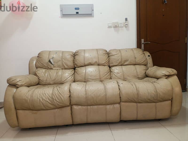 Three seater Recliner Sofa For Sale 0