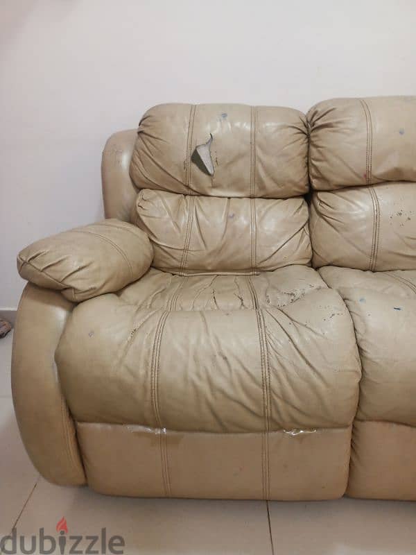 Three seater Recliner Sofa For Sale 1