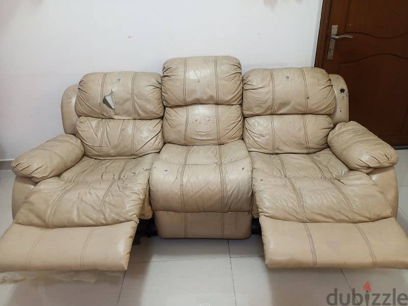 Three seater Recliner Sofa For Sale 3