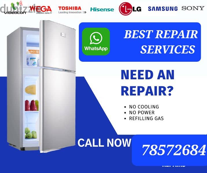 24/7 available at your door step refrigerator &freezers technishan 0