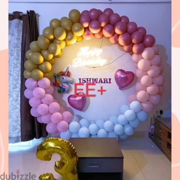 Stunning party decors, Balloon arches, Unique Gift Hampers 17