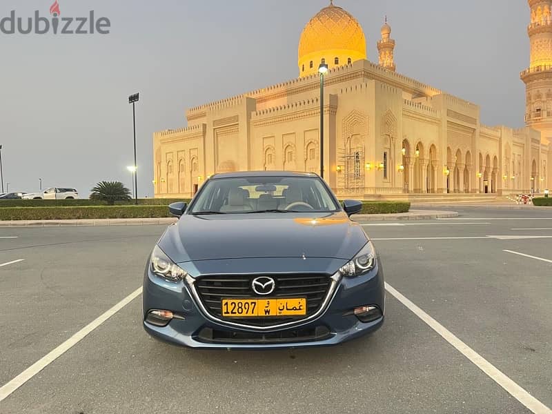 Mazda 3 1.6L 2017model- Oman vehicle 0