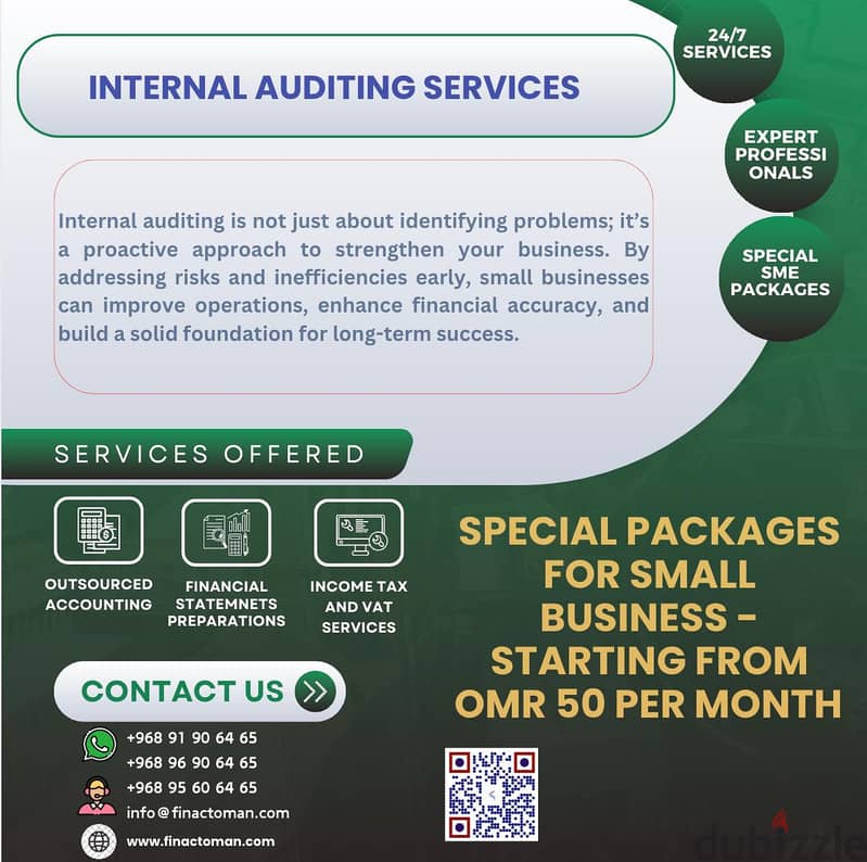 PROFESSIONAL INTERNAL AUDIT SERVICE - FREELANCE/PART TIME 0