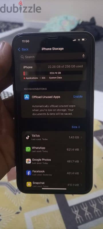 iphone xs max 256 GB 7